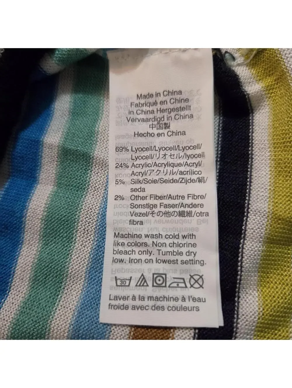 J.Crew Striped Short Sleeve Knit Sweater Size S